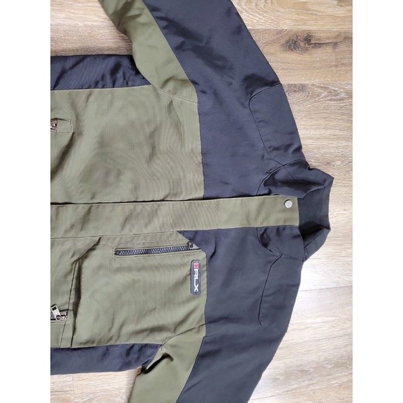 RLX Ralph Lauren Men's M Mid-Weight Winter Jacket Ski Zip Pockets Button Snap - Picture 3 of 12